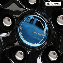 [3G MALL] 쉐보레 트레일 블레이저 알루미늄 휠캡 휠커버 로고 엠블럼 엠블렘 튜닝 차량용품, [선택] B타입_골드(4P)