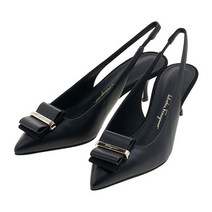 페라가모 [명품]페라가모 더블 보우 슬링백 펌프스 WILLIS 55 NERO 0754531 WI LLIS 55NERO0754531