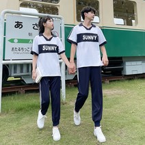 2022 새로운 대학 스타일의 클래스 옷 커플 여름 옷 레트로 클래스 옷 정장 학생 정장 교복 사진 졸업