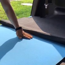 싼타페CM 차박 평탄화 스펀지 매트 세트 60x590x1050(대각선50)mm 2장