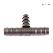 마이크로 관개 20mm PE 파이프 ~ 16mm 감속기 티 커넥터 5 개좋은 품질의 긴 서비스 수명 정원 홈 물방울 피팅, For 16mm hose