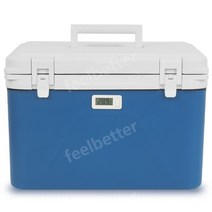 온도계 아이스박스 인슐린 보냉 캠핑 냉장고 아이스 쿨러백 20L 35L, 15L (2세대PU+온도계)