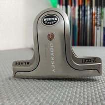 오딧세이 양호 오디세이 WHITE STEEL 투볼 2 BALL 34인치 말렛퍼터_G_새그립, 단일 제품, 선택완료