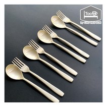 [투유바이조희선] 방짜유기 디저트 커트러리 세트 4인(8p), 상세 설명 참조