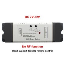 2/4CH EWelink 무선 스위치 WiFi 모듈 앱 원격 제어 DIY 스마트 홈 4 갱 릴레이 Alexa Google 함께 작동, 한개옵션1, 07 2CH 7-32V