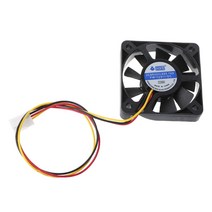 DC 12V 3PIN 5010 DC 용 50mm Silent Cooling Fan DC 용 3D 프린터 PC 컴퓨터 용 DC 브러시리스 조용한 경우 케이스 팬을위한 5010, 검은색