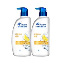 [내일도착] 헤드앤숄더 시트러스 레몬 샴푸 750ml 2개, 없음