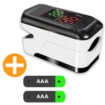 휴대용 산소 포화도 측정기 AAA 검사기 맥박 가정용 농도 포화 기계 측정 맥박계 맥박기, 산소포화도측정기SO811블랙(AAA건전지포함)
