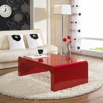 다오름 착불배송 은목 75T 하이그로시도장 800 거실테이블 쇼파테이블, 화이트