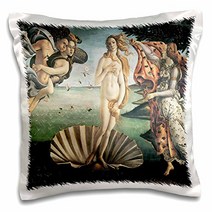 3dRose Birth of Venus by Sandro Botticelli-Pillow Case 16 by 16” (pc_127039_1), 1