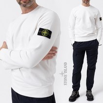 스톤아일랜드 22SS COTTON 가먼트다이 맨투맨 WT