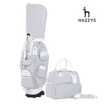 헤지스골프 여성골프백 휠 캐디백 보스턴백 세트 HZCB/HZBB-014L (23년 신상품), 그레이, 그레이