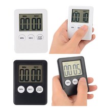 자석 카운트다운 타이머 컵라면 공부 시간 알람기 1분 미니 쿠킹 치킨집 스톱워치 1시간 음식 조리 미용실 라면 주방 다용도 5분 3분 학습용 측정 요리용 조리용 한시간 멀티, 블랙, 1개