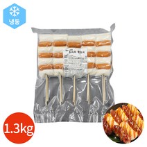 솔미푸드 소떡소떡 소시지랑 떡이랑 1300g x 1봉지(10꼬치), 단품