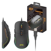 맥스틸 저소음 RGB 게이밍 마우스 BUFF G10 PRO, 단품
