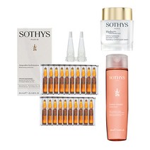 소티스 수분 앰플 2ml 20개+소티스 수분크림 50ml+소티스 비탈리떼토너 200ml+안전캡2개