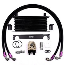 미션쿨러 오토 미션쿨러어댑터 sk custom for subaru brz zn6 zc6 toyota gt86 ft86 fa20 scion fr-s 오일 쿨러 키트 엔진 오일, 온도 조절기 없음