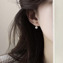 앤씨마켓 볼 진주 골드 투웨이 귀걸이