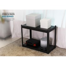 철제선반 조립식 진열장 베란다 앵글 가구선반 앵글선반 무볼트앵글스틸선반 조립식가구 무볼트랙 진열선반, 600 2단 90 블랙