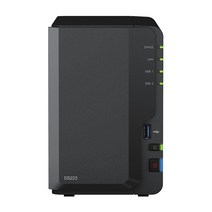 시놀로지 DS223 3TB 하드포함 정품 NAS 스토리지/RAM 2GB기본/타워형 NAS/Realtek RTD1619B CPU/2베이