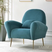 일인용 쇼파 모던 심플 소형 침실 거실 패브릭 1인용 소파 의자 렌탈 숙소 북유럽, H