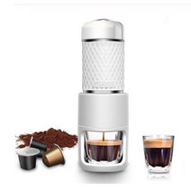 staresso mirage sp300 휴대용 커피 머신 에스프레소 메이커 조절 가능한 압력 이동식 홀더 여행 수동 커피 메이커, sp200 화이트
