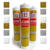 반짝이 펄실리콘 LC200 270ml / 럭키 곰팡이 실란트 욕실 주방 지하실 화장실 세면대 욕조, 추가2) 실리콘건 (P건)