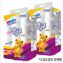 땡큐 3겹 천연펄프 화장지 14m, 2개, 30개입