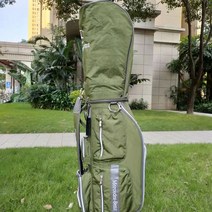 벤츠 나일론 경량 캐디백 남녀공용 골프백, 카키