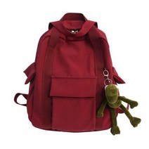 새로운 솔리드 컬러 여성 방수 나일론 배낭 십대 소녀 어깨 여행 가방 학교 가방에 대한 간단한 학교 가방