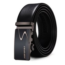 JEEPSPIRIT 정품 남성용 가죽 자동 버클 벨트 OM18CD996BT0361-T0366