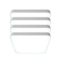 케이시조명 시스템 방등 LED60W 4개세트 삼성칩 국산 KC인증 천장등/실링라이트, 블랙
