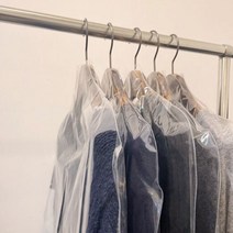 옷매장 옷 비닐 덮개 대형 10개 먼지 방지 의류 투명 커버