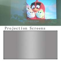 빔 프로젝터 스크린 16:9 고휘도 반사 60 72 84 100 120 espon benq xgimi beamer용 130인치 폴리에스터 섬유, 84인치