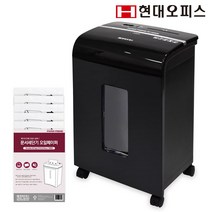 현대오피스 페이퍼프랜드 문서세단기 PK-1005CD 블랙 +오일페이퍼 15매세단 사무용 서류 종이 파쇄기