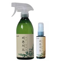 피톤치드 살균 탈취제 500ml+50ml 편백수 편백오일 무독성 다목적 항균 배변 탈취제, 1개
