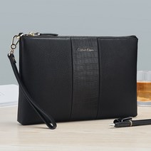 남성 명품 클러치백 소가죽 GOLDEN THE FFLAT 직수입 남자 가방 네츄럴 골든 스티치 레더 CKMB23SZT