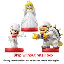 닌텐도 Amiibo 그림 슈퍼 마리오 오디세이 시리즈 복숭아 브라우저 요시 루이지, Peach Ody no box