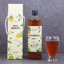 윤플러스 강원도 홍천 돌배발효액 1L 돌배청 돌배효소 건강즙, 1통, 1병