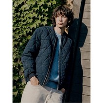 BEAN POLE 네이비 다이아 퀄팅 패딩 점퍼 28382