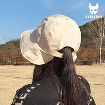 스컬독 여성 골프 모자 버킷햇 벙거지 볼캡 와이드 썬캡 햇빛가리개, FREE