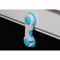 안전장치 안전잠금장치 아기문열림방지 서랍 캐비넷, 블루