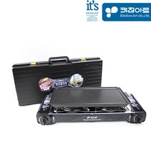 키친아트 트윈버너 캠핑용 렌지세트 KA-5800S, 본상품선택