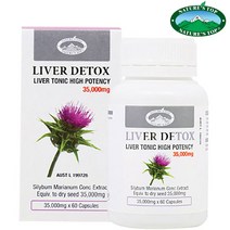 네이쳐스탑 리버디톡스 호주산 밀크씨슬 밀크시슬 실리마린 35000mg 60정, 1개, 60캡슐