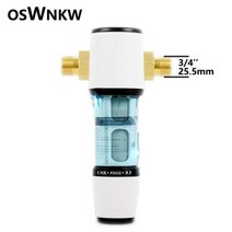 OSWNKW-04 물 필터 사전 자동 역류 Prefilter 전체 집 스핀 다운 침전 40um, CHINA_DN20