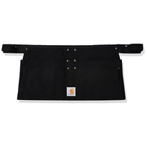 Carhartt Firm Duck Waist 작업 유틸리티 앞치마, 미디엄, 블랙