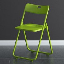 접이식 의자 가정용 플라스틱 식당 야외 휴대용 활동 회의 훈련 직원 등받이 컴퓨터 벤치 스포츠 엔터테인, 05 Green