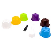 네스프레소 커피머신 부품 Nresso 재사용 가능한 커피 기계 액세서리 캡슐 용 어댑터 Dolce Gusto Coffee T, 04 8pcs