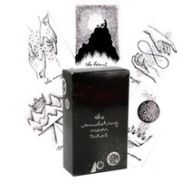 타로 카드 네온 문 데크포켓 사이즈 운명 점술 보드 게임 및 다양한 옵션 턱 박스 포함, The Wandering Moon