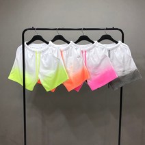 맨스토리 남자 고급 10수 그라데이션 피그먼트 밴딩 반바지